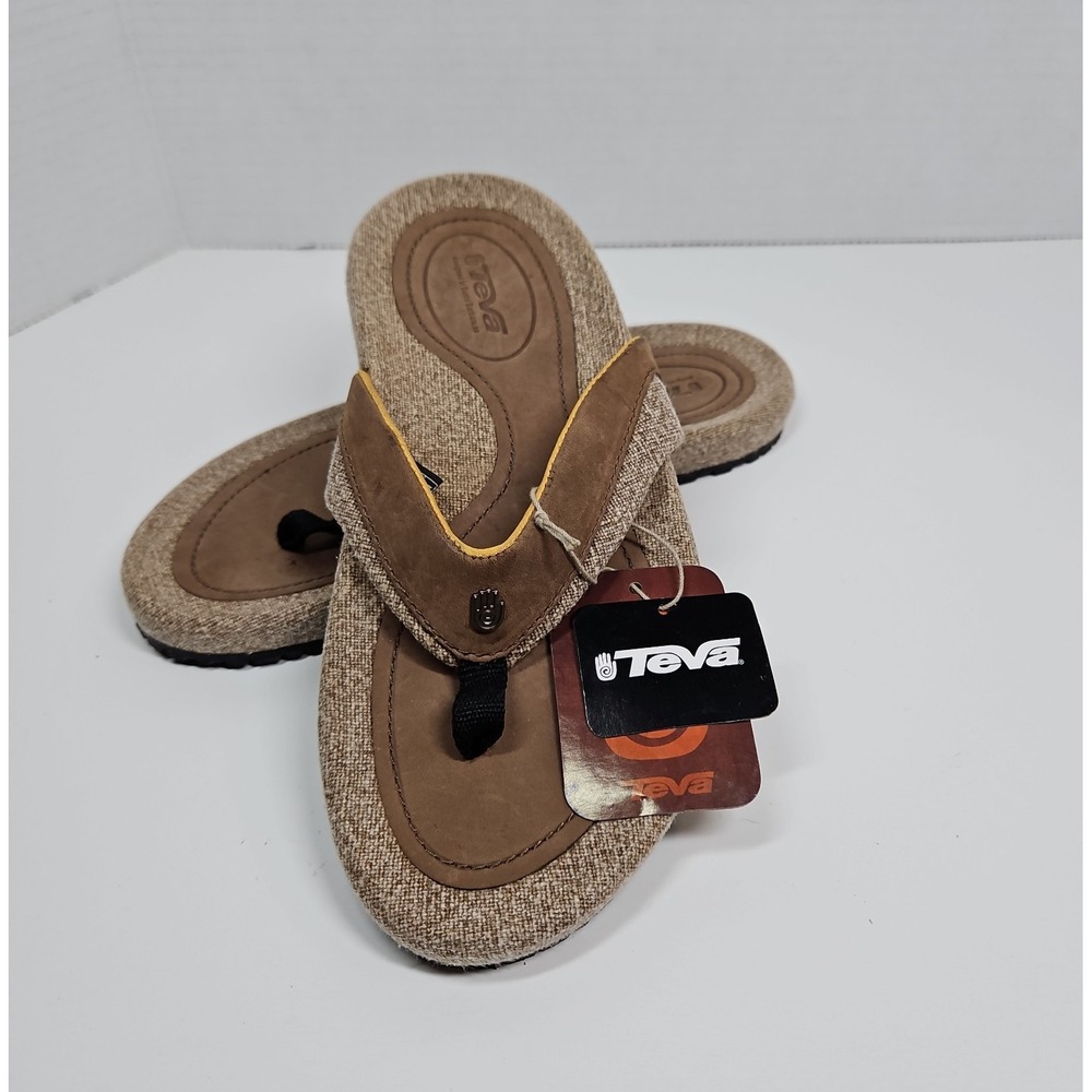 Teva Womens Gaucho Beachside Flip Flops Size 7 NWT